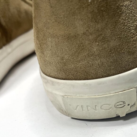 VINCE Men's Mid Top Tan Sneakers Trainers Athletic Shoes US Size 11.5 - Picture 8 of 13